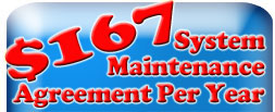 Air conditioning maintenance agreements for only $167 a year