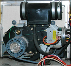 Carrier draft inducer motor assembly