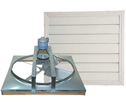 Whole house fans can rapidly cool a home down